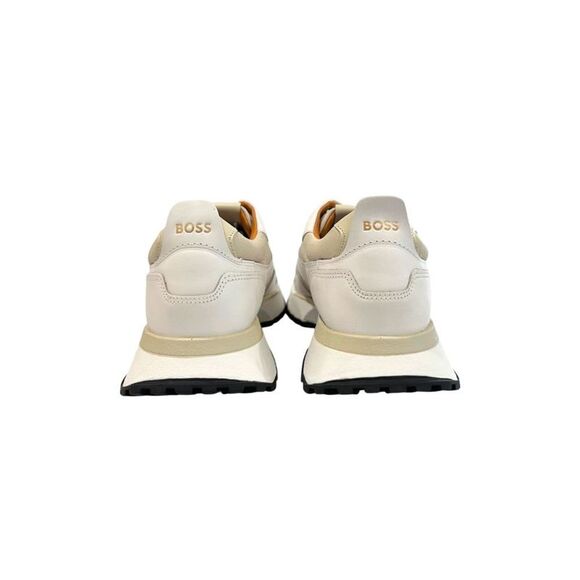 Hugo Boss White Leather Men Men's Sneaker